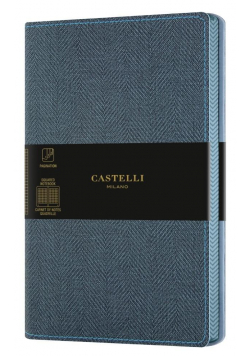 Notatnik 13x21cm kratka Castelli Harris Blue