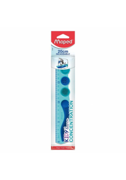 Linijka KidyLearn Concentration 20cm MAPED