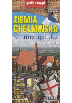 Mapa atrakcji tur. - Ziemia Chełmińska 1:135 000