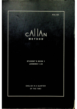 Callan Method Student s book 1