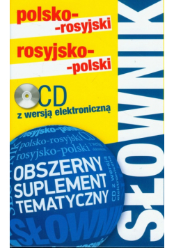 Słownik polsko-rosyjski rosyjsko-polski z płytą CD