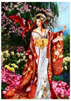 Puzzle 1000 Sekkerastoya Królowa Jedwabiu