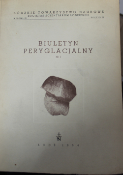 Biuletyn peryglacjalny nr 1
