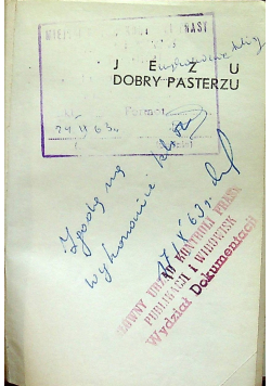 Jezu Dobry Pasterzu modlitewnik dla dorosłych