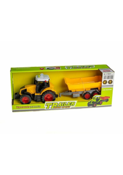 Traktor z przyczepą z napędem na koło