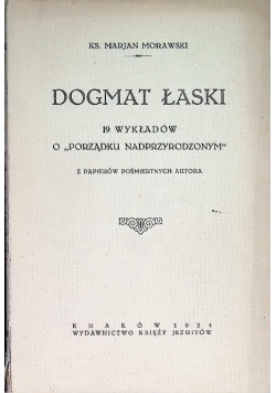 Dogmat łaski 1924 r.