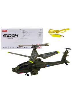 Helikopter militarny RC Syma S109H khaki