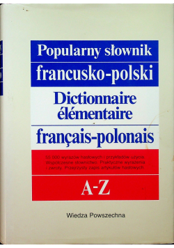 Popularny słownik francusko polski A Z