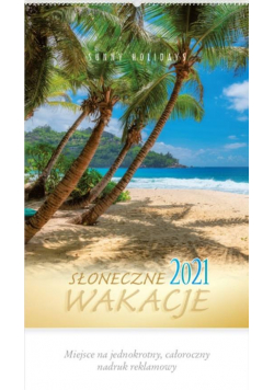Kalendarz 2021 Reklamowy Słoneczne wakacje RW8