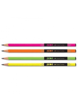 Ołówek trójkątny neon (72szt) FABER CASTELL