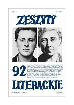 Zeszyty literackie 92 4/2005