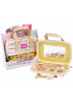Torba Make up z wyposażeniem złota