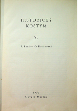 Historicky Kostym