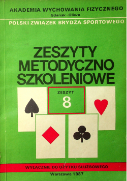 Zeszyty metodyczno szkoleniowe