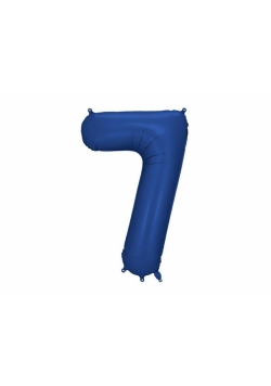 Balon foliowy cyfra 7 86cm granat