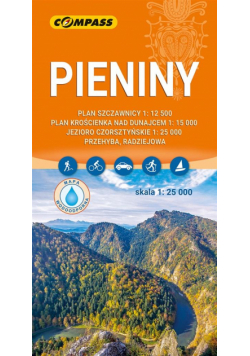 Mapa - Pieniny 1:25 000 laminowana