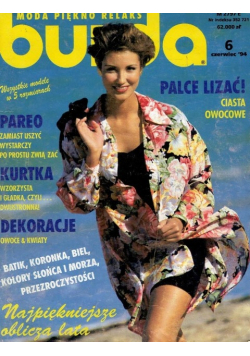 Burda Moda Piekno Relaks Nr 6 / 94