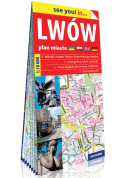 Lwów papierowy plan miasta 1:10 000