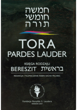 Tora Pardes lauder Księga pierwsza Bereszit