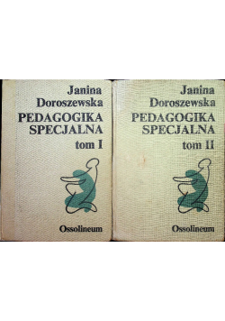 Pedagogika specjalna Tom I i II