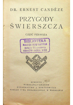 Przygody świerszcza Część I i II 1927 r.