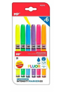 Marker fluorescencyjny 1,0/3,0mm 6szt
