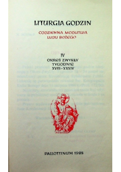 Liturgia godzin Tom 4 Okres zwykły