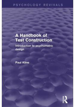 A Handbook of Test Construction