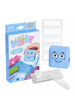 Pieczątka Drukarenka Diy Marky do odzieży niebieska