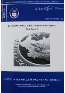 Kontrwywiad II RP Tom V  Część 2
