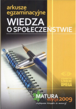 Arkusze egzaminacyjne. Wiedza o społeczeństwie