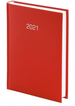 Kalendarz 2021 A5 Dzienny Albit Czerwony