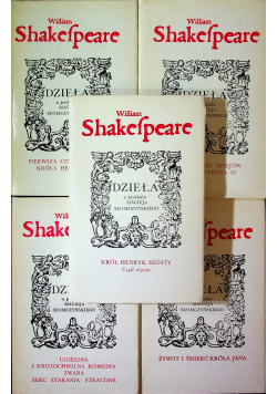Shakespeare Dzieła 5 tomów