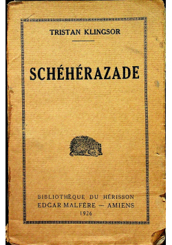 Scheherazade 1926 r.