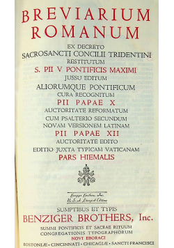 Breviarium romanum 1946 r