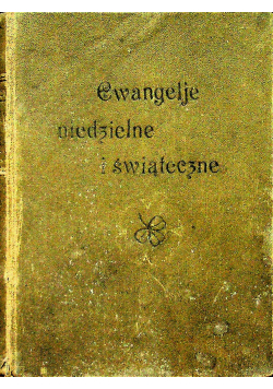 Ewangelje niedzielne i świąteczne 1923 r.