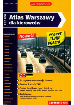 Atlas Warszawy dla kierowców 1:20 000