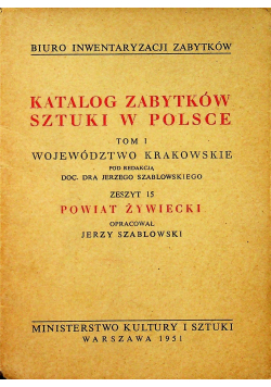 Katalog zabytków sztuki w Polsce Tom I