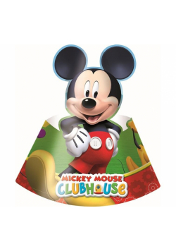 Czapeczki papierowe Playful Mickey 6szt