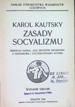 Zasady socyalizmu 1906 r.