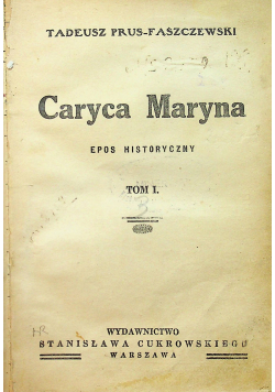 Caryca Maryna Tom I i II