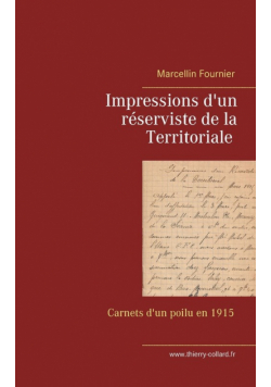 Impressions d'un réserviste de la Territoriale
