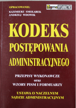 Kodeks postępowania administracyjnego