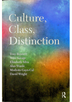 Culture class distinction