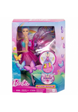 Barbie Motylkowa baletnica Lalka 2w1 z transform..