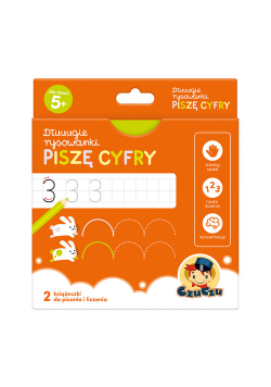 CzuCzu Dłuuugie rysowanki Piszę Cyfry 5+