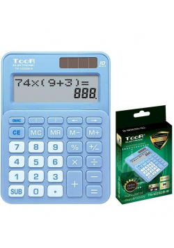 Kalkulator dwuliniowy 10-pozyc. TR-1223DB-B TOOR