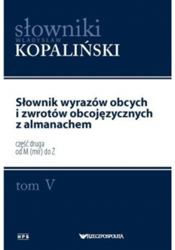 Słowniki Kopaliński Tom V