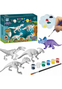 Dinozaury gipsowe do malowania
