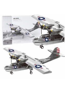 Klocki konstrukcyjne samolot PBY-5A Catalina 364el